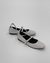 Sapatilha Mini fivelas Off White