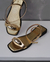 Flat Antonia Enfeite Dourado Ouro