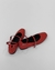 Sapatilha Mini Fivelas Vermelho - Rose Almeida Calçados