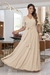 Vestido Vallentina - Ref/Cor: Bege Champagne