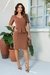 Vestido Coracy - Mocha Mousse - comprar online