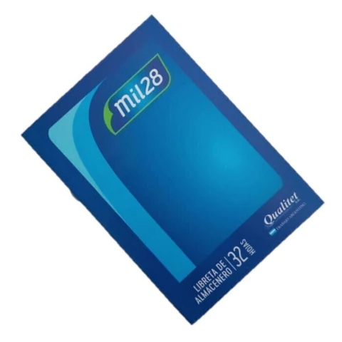LIBRETA ALMACENERO " MIL28 " x52h(3208)