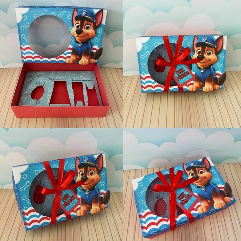 Arquivo de Corte | Caixa Mini Confeiteiro Patrulha Canina Menino - comprar online