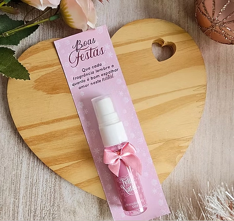 Arquivo Digital | Cartão Home spray - Natal Rosa - comprar online