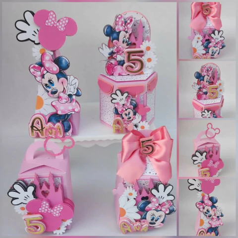 Arquivo de Corte: Kit Festa Minnie Rosa Luxo #120 | Studio e Pdf - comprar online
