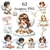 Kit Digital | Batizado Anjinhos em Png - comprar online