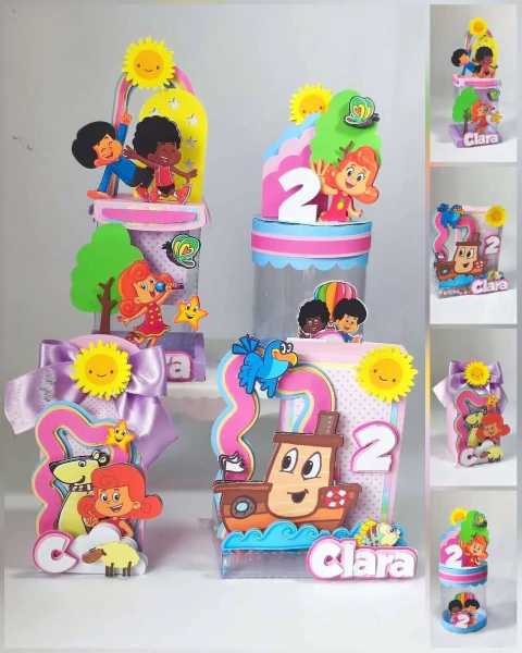 Arquivo de Corte: Kit Festa 3 Palavrinhas Menina Luxo #20 | Studio e Pdf - comprar online