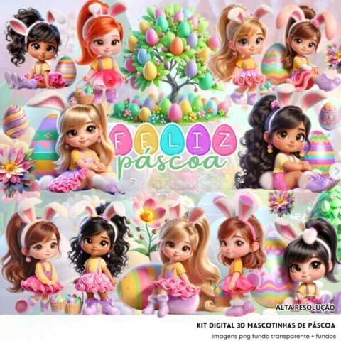 Kit Digital | Páscoa Mascotinhas - comprar online