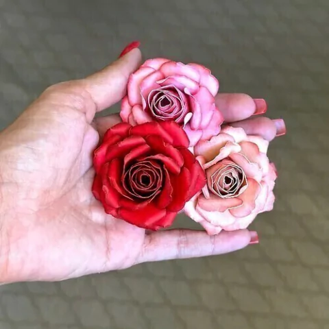 Arquivo de Corte: Rosa Aurora com pintura digital | DXF, SVG , Ai, PNG - comprar online