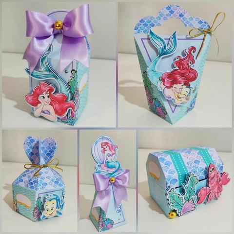 Arquivo de Corte: Kit Festa Ariel Pequena Sereia #33 | Studio e Pdf - comprar online