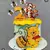 Arquivo de Corte: Topo de Bolo em Camadas Ursinho Pooh 017 - comprar online