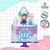 Arquivo de Corte Topo de Bolo Frozen Aquarelado Cute 016 na internet