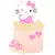 Arquivo de Corte: Topo de Bolo Hello Kitty em Camadas 003 - comprar online
