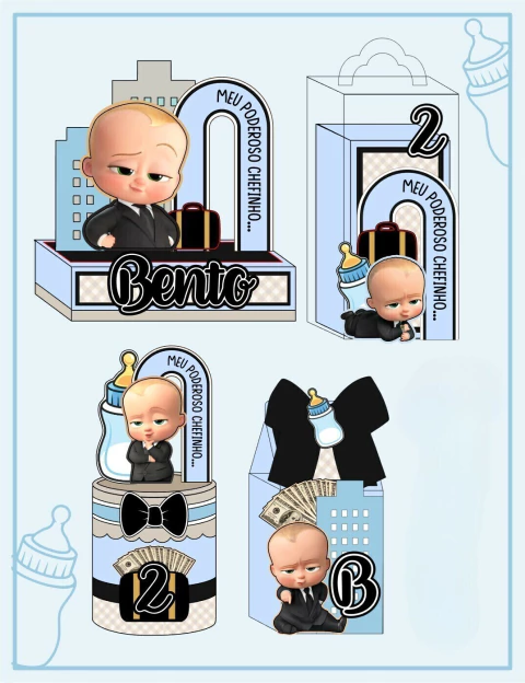 Arquivo de Corte: Kit Festa O Poderoso Chefinho #22 | Studio e PDF - comprar online