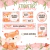 Arquivo de Corte: Etiqueta Escolar Bosque Raposinha Cute | PNG - comprar online