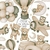 Kit Digital | Ursinho Aviador Verde Cliparts Chá de Bebê | PNG - comprar online