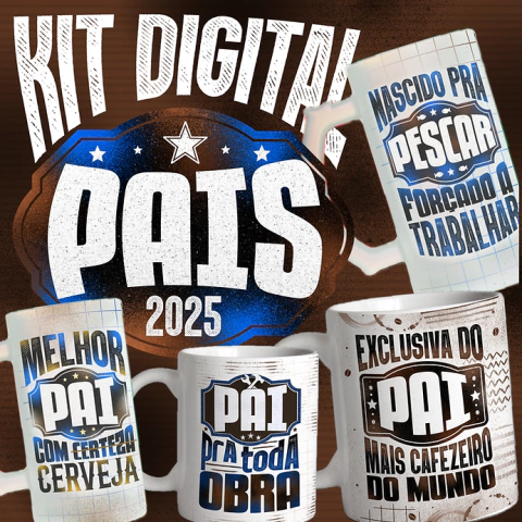 Arquivo Digital | Kit Canecas #236 | Dia dos Pais - comprar online