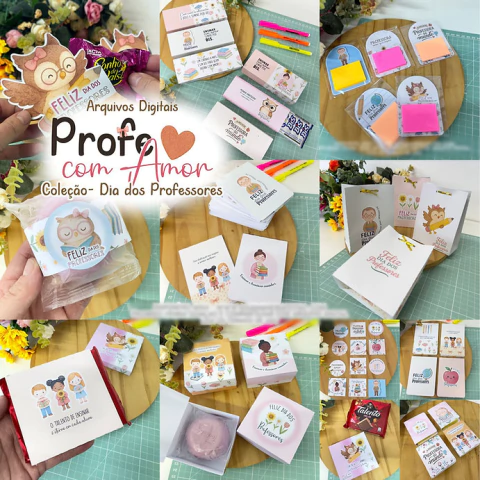 Arquivo de Corte | Combo Dia dos Professores - Profe Com Amor - comprar online