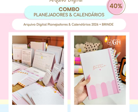 Encadernação | Combo Planejadores & Calendários 2026 - comprar online