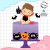 ARQUIVO DE CORTE TOPO DE BOLO VAMPIRO CUTE HALLOWEEN 048