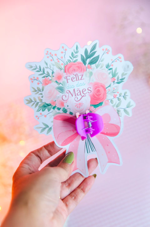 Arquivo Digital | Card buquê mini piranha- Dia Das Mães - comprar online