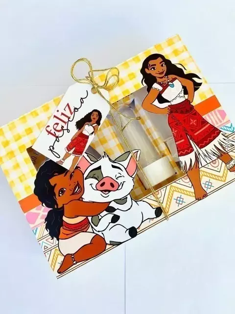 Arquivo de Corte | Caixa Mini Confeiteiro Moana - comprar online