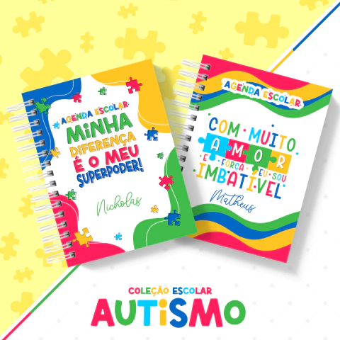 Pack Encadernação Escolar Autismo - Completo - comprar online