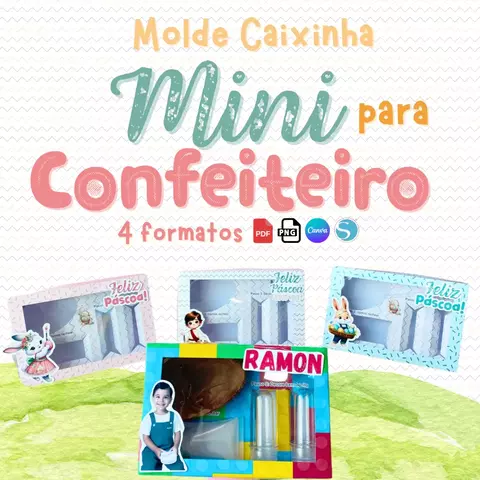 Arquivo Digital | Molde Mini Confeiteiro - comprar online