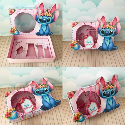 Arquivo de Corte | Caixa Mini Confeiteiro Stitch Menina - comprar online