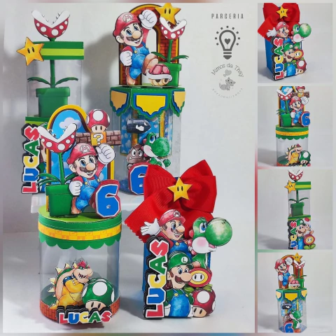 Arquivo de Corte: Kit Festa Super Mário Luxo #37 | Studio e PDF - comprar online