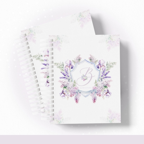 Arquivo Digital | Maternidade Monograma Floral Lilás 2 - comprar online