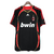 Camisa retro do AC Milan de 2006, preta, com detalhes em vermelho e logotipo da Adidas.