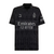 Camisa masculina preta do AC Milan com logotipo da PUMA e estampa detalhada.