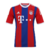  Camisa Bayern de Munique 2014 Adidas Vermelho e Azul - Vista Frontal com Design Listrado e Patrocínio T-Mobile
