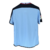 "Camisa retrô do Celta de Vigo, temporada 2003-2004, modelo titular azul celeste, vista traseira."