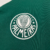 Logotipo da Camisa Palmeiras 1987 Retro Verde da Adidas, com a inscrição "PALMEIRAS" e estrelas ao redor.