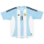 Camisa Seleção Argentina Retrô Home 2002/04 - Torcedor - Masculina - Branca e Azul