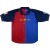 Camisa Barcelona Retrô Home 1999/00 - Torcedor - Masculino - Vermelha e Azul