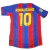 Camisa Barcelona Retrô Home 2004/05 - Torcedor - Masculino - Vermelha e Azul