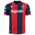 Camisa Bologna Home 24/25 - Com Patchs Champions League - Torcedor - Masculino - Vermelho e Azul