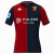 Camisa Genoa Home 24/25 - Com Patch Serie A - Torcedor - Masculino - Azul e Vermelha