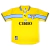 Camisa Lazio Retrô Away 1998/00 - Torcedor - Masculino - Amarelo
