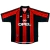 Camisa Milan Retrô Home 2001/02 - Torcedor - Masculino - Preta e Vermelha
