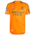 Camisa Real Madrid Away 24/25 - Com Patchs Campeão Champions League - Torcedor - Masculino - Laranja