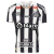 Camisa Santos Away 24/25 - Com Patrocínio - Neymar Jr N°10 - Torcedor - Masculino - Branca e Preta