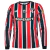 Camisa São Paulo Away 24/25 - Manga Longa - Com Patrocínio e Patchs Libertadores 2024- Torcedor - Masculino - Vermelho e Preto