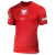 Camisa Seleção Polônia Away 24/25 - Com Patch Eurocopa 2024 - Torcedor - Masculina - Vermelho