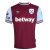 Camisa West Ham Home 24/25 - Com Patchs Premier League - Torcedor - Masculino - Bordô e Azul camisa west ham 2024