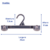 Cabide Botton Transp.25 cm - comprar online