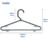 Cabide Fixo Preto - comprar online